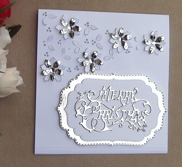 Faca de Corte para Scrapbooking - Flores de Natal