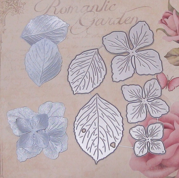 Faca De Corte Para Scrapbooking - Flores E Folhas