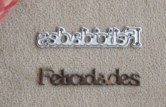 Faca de Corte para Scrapbooking - letras