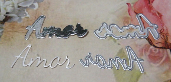 Faca de Corte para Scrapbooking - Letras - Amor