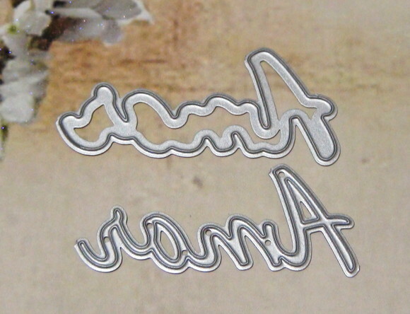 Faca de Corte para Scrapbooking - Letras - Amor