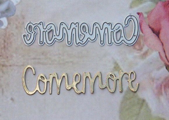 Faca de Corte para Scrapbooking - Letras - Comemore