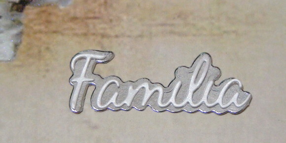 Faca de Corte para Scrapbooking - Letras - Família.
