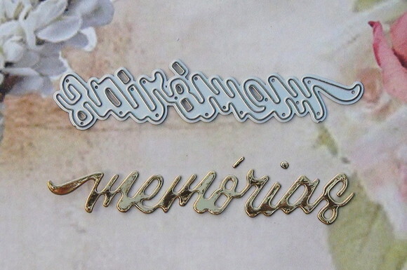 Faca de Corte para Scrapbooking - Letras - Memórias