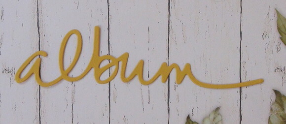Faca de Corte para Scrapbooking - Letras Album