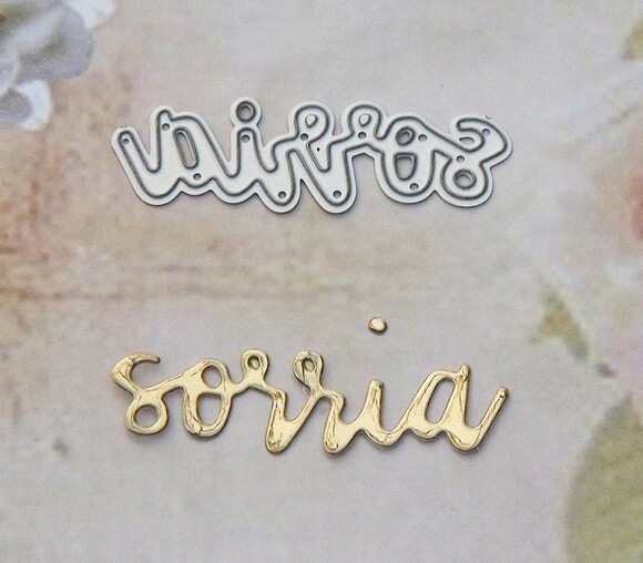 Faca de Corte para Scrapbooking - Letras - Sorria.