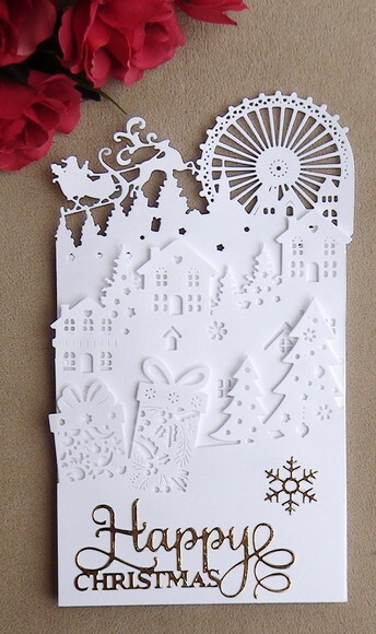 Faca de Corte para Scrapbooking - Natal 3d