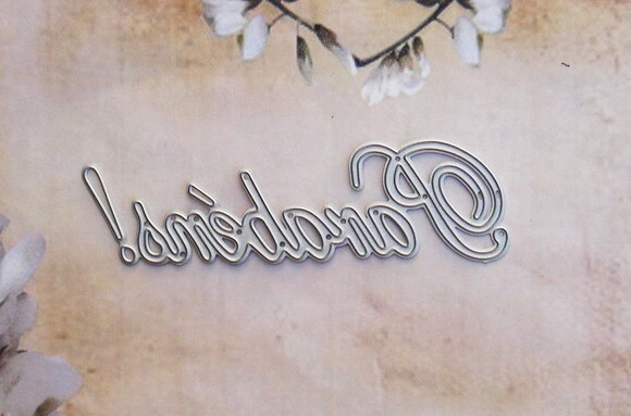 Faca de Corte para Scrapbooking - Parabéns - m