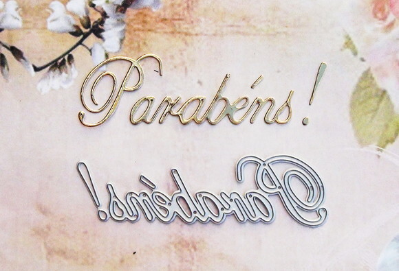 Faca de Corte para Scrapbooking - Parabéns - m