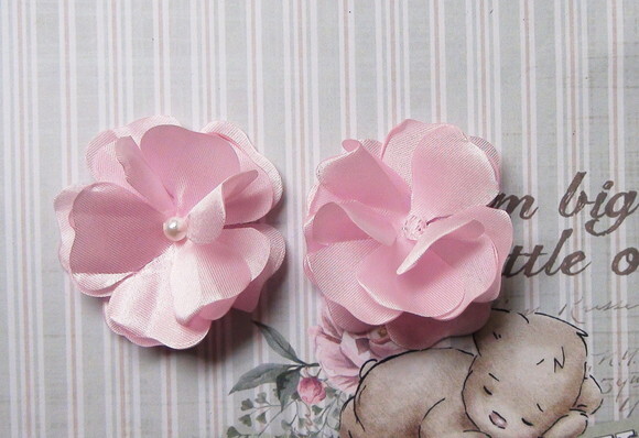 Flor em Cetim 3d - 05 un