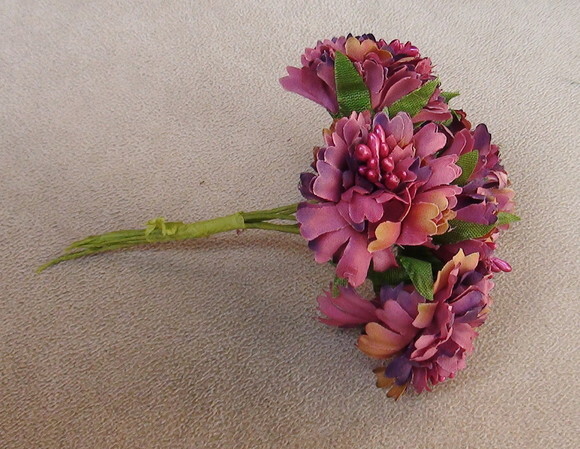 Flor em Seda - Buque com 6 Unidades.