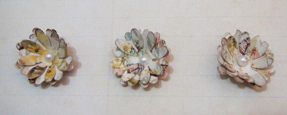 Flor Margarida - Scrapbooking