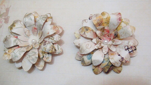 Flor Margarida - Scrapbooking