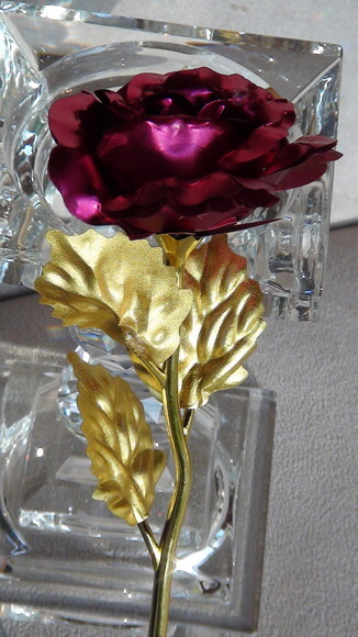 Flor Metalizada Pink