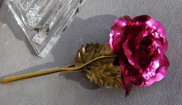 Flor Metalizada Pink