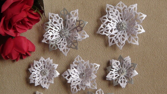 Flor para Scrap - 7 Unidades.