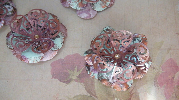 Flor para Scrapbooking - 05 un