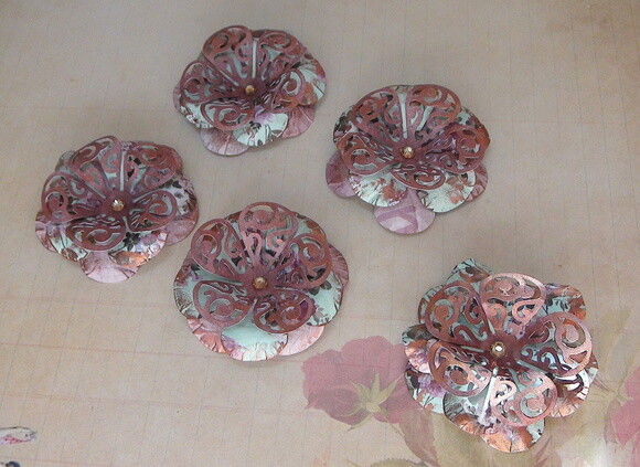 Flor para Scrapbooking - 05 un