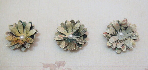 Flor para Scrapbooking - 06 un