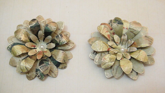 Flor para Scrapbooking - 06 un