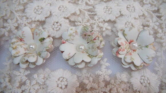 Flor para Scrapbooking - 06 Flores