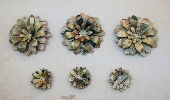 Flor para Scrapbooking - 06 un