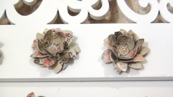 Flor para Scrapbooking - 06 Un.