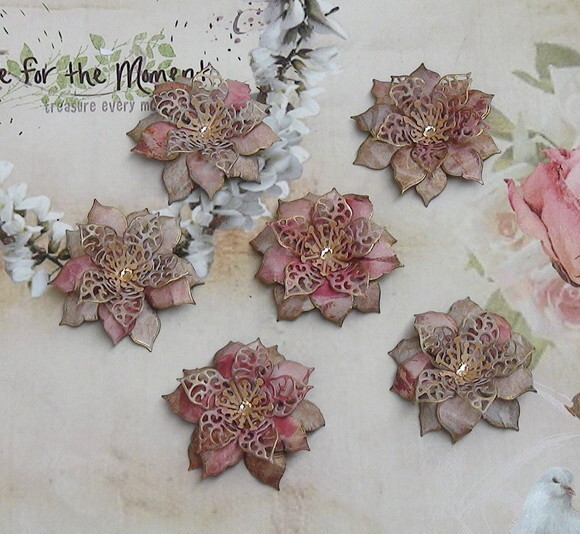 Flor para Scrapbooking - 06 un