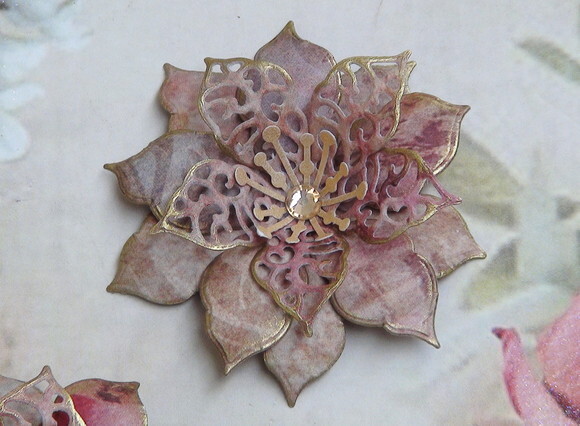 Flor para Scrapbooking - 06 un