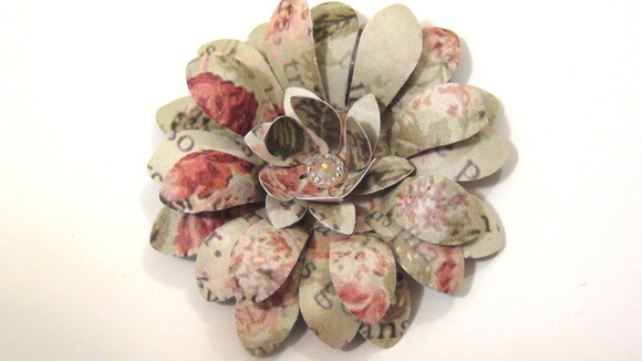 Flor para Scrapbooking - 06 Un.