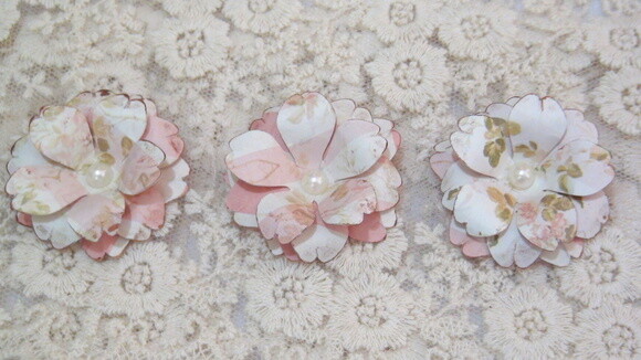 Flor para Scrapbooking - 07 un