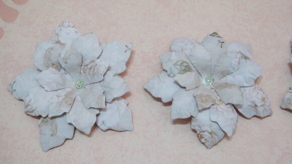 Flor para Scrapbooking - 08 un