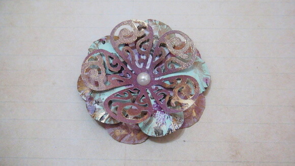 Flor para Scrapbooking - 08 un
