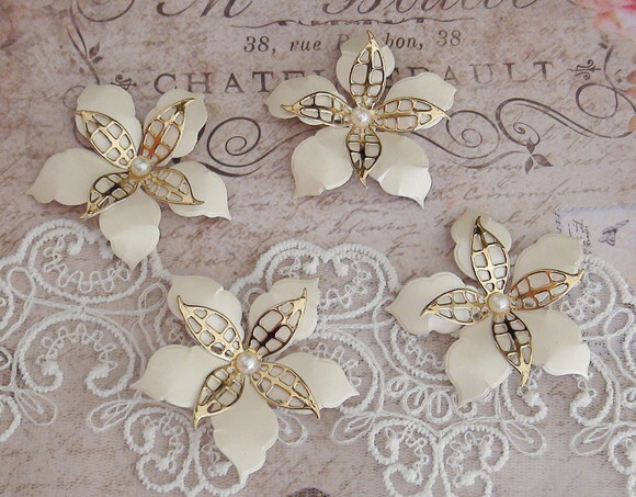 Flor para Scrapbooking 3d - 04 Un.