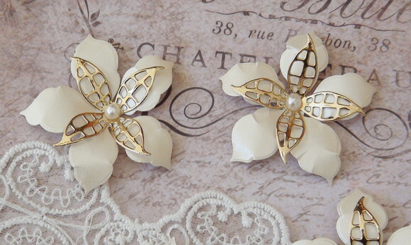 Flor para Scrapbooking 3d - 04 Un.