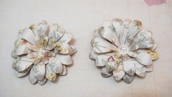 Flor para Scrapbooking Flor de Papel - 06 un