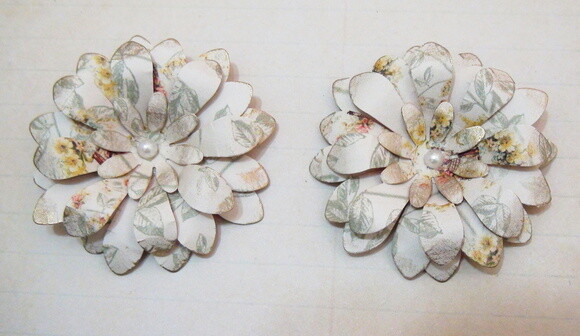 Flor para Scrapbooking Flor de Papel - 06 un