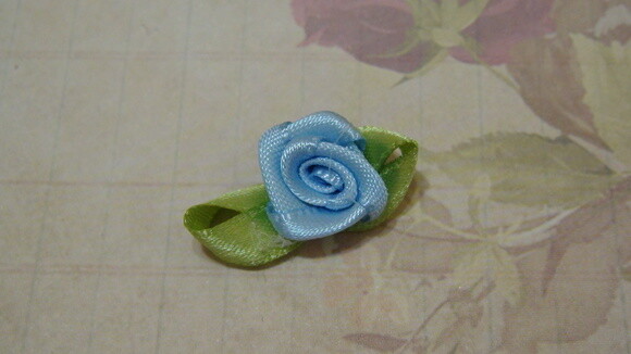 Flor Rococó -30 un - Azul