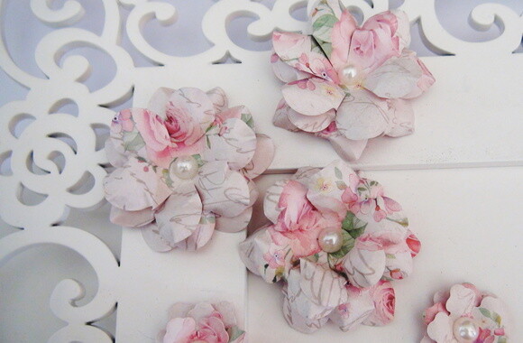 Flores para Scrapbooking - 06 Un.