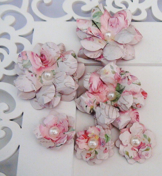 Flores para Scrapbooking - 06 Un.