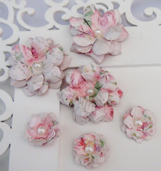 Flores para Scrapbooking - 06 Un.