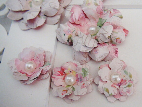 Flores para Scrapbooking - 06 Un.