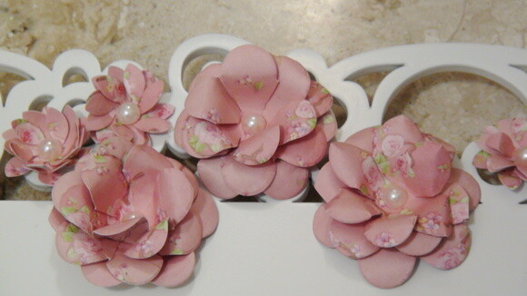 Flores para Scrapbooking - 06 Un.