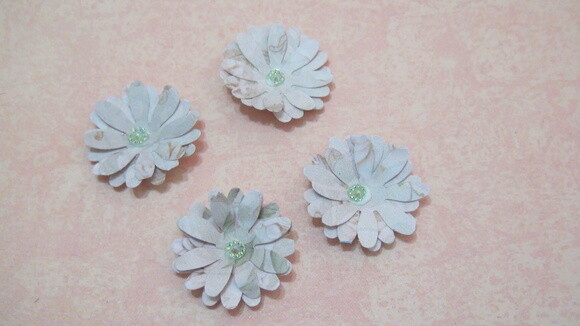 Flores para Scrapbooking - 08 Un.