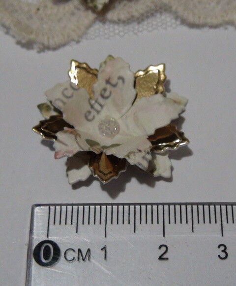 Flores para Scrapbooking - 10 Un.