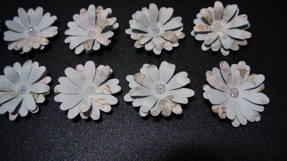 Flores para Scrapbooking - 10 Un.