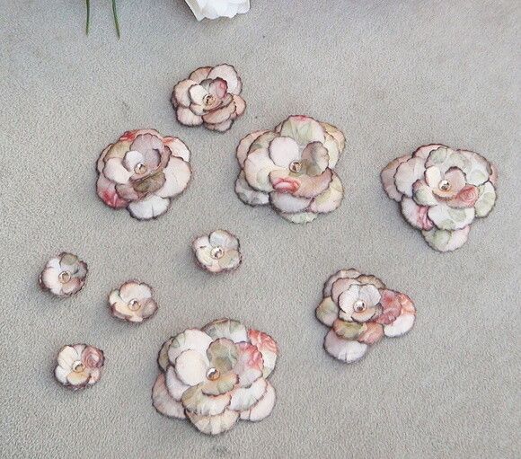 Flores para Scrapbooking - Flor de Papel