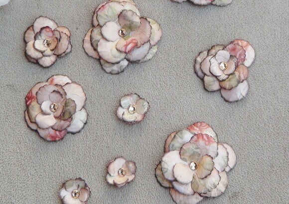 Flores para Scrapbooking - Flor de Papel