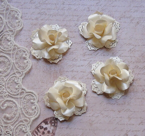 Flores para Scrapbooking 3d- 5,0 cm -04 Un.