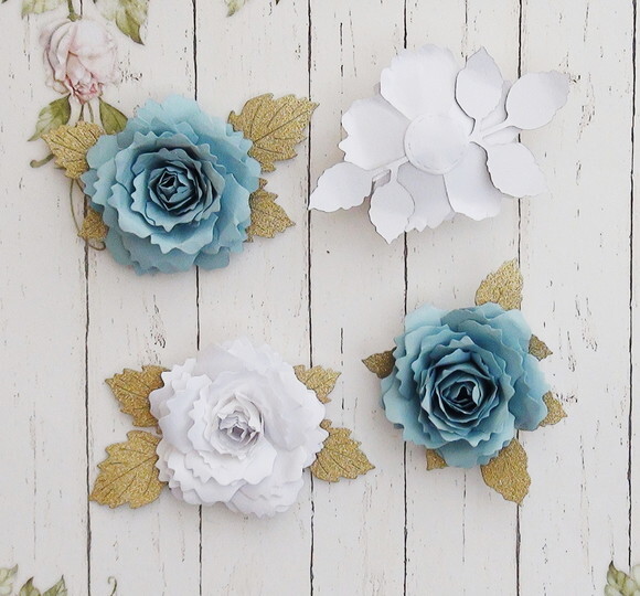 Flores para Topper de Bolo - 04 un